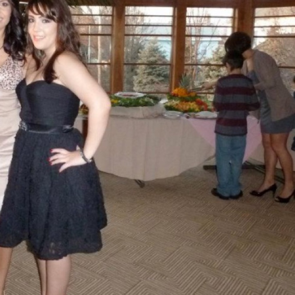 Black cocktail dress